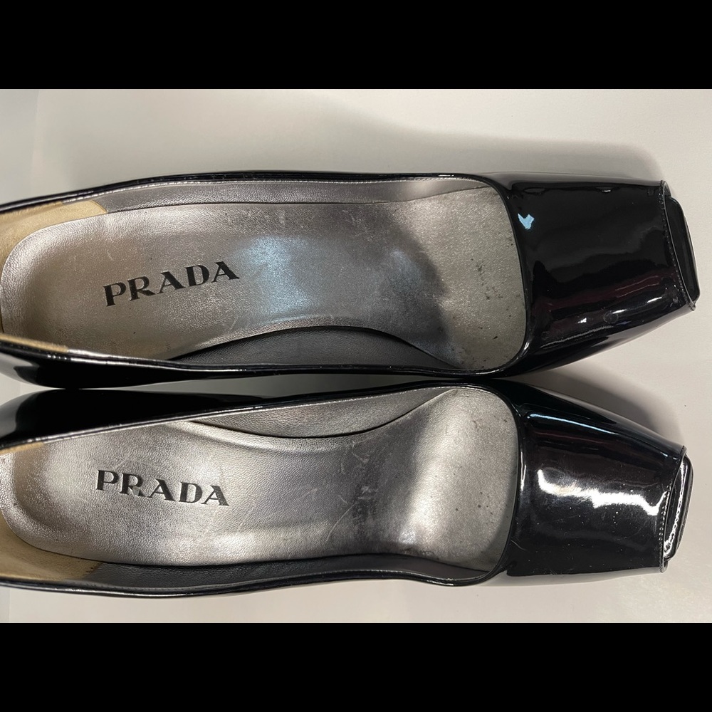Prada peep toe wedge - Picture 3 of 8